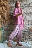 Larc Poet Blouse Indian Pink